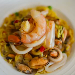 Paella de Mariscos Cocida (400 grs)